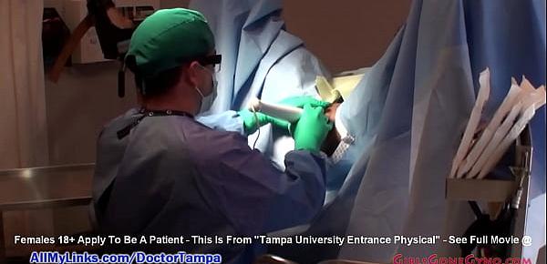  Daisy Ducati Gets Examined By Doctor Tampa For Her Tampa University Entrance Physical On GirlsGoneGyno.com!